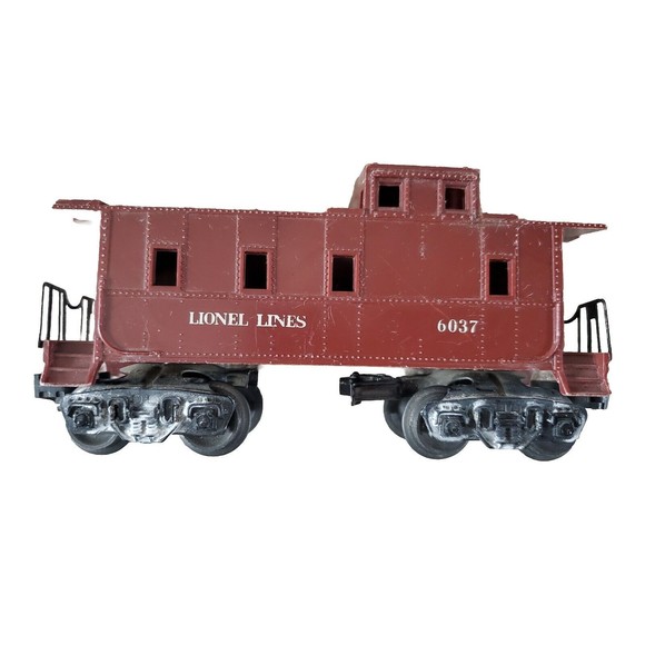 Lionel Lines O27 Gauge #6037 Brown Cupola Caboose Train Car Toy FLAWS Untested - Picture 8 of 8